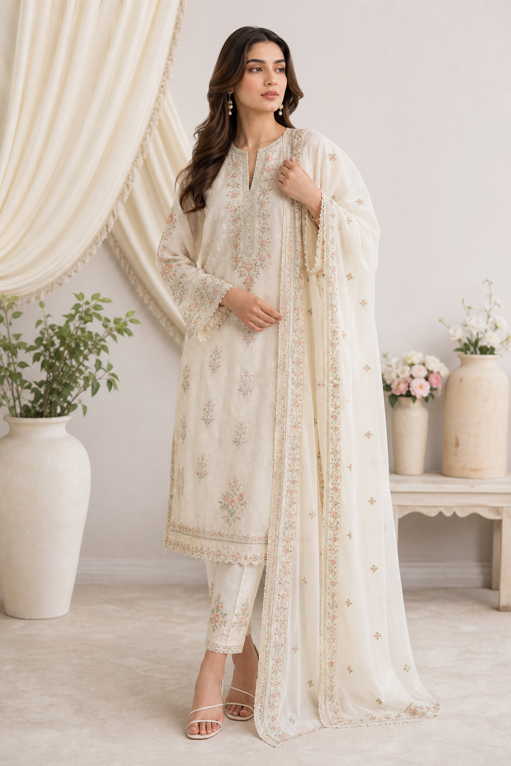 Noor Embroidery Lawn Suit